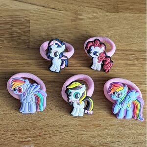 MY little pony elastic set lot of 5 pony elastic